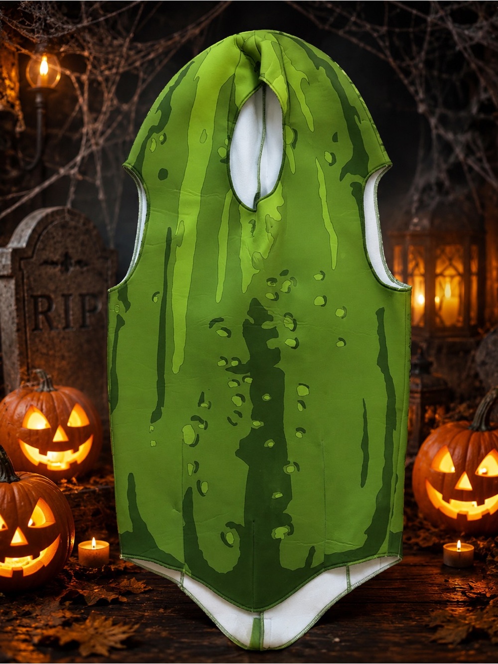 Green Pickle Kids Costume - Classic Pickle Outfit